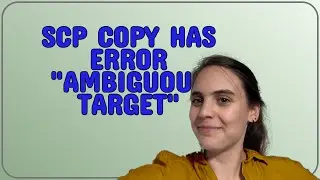 scp copy has error 