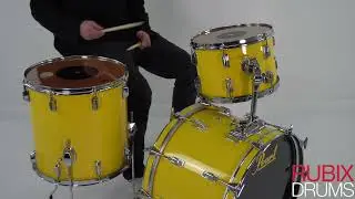 Vintage Pearl Wood-fibreglass Kit in Yellow