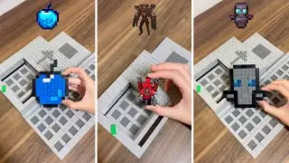 Crafting Impossible Minecraft items BUT Lego!