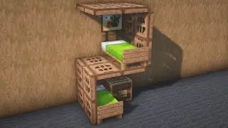 ДВУХЪЯРУСНАЯ КРОВАТЬ В МАЙНКРАФТЕ!