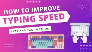 How to type FASTER | How to type at 70 WPM