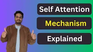 Self-attention mechanism explained | Self-attention explained | scaled dot product attention