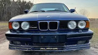 BMW E34 УНИЖАВШАЯ Ferrari: Alpina B10 Biturbo