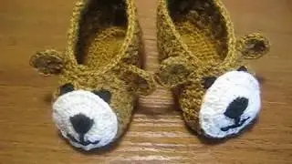 Пинетки Мишки. Часть 1 - Booties Bears. Part 1