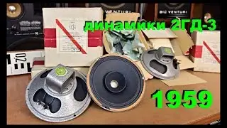 2ГД-3 Vintage Soviet fullrange speakers