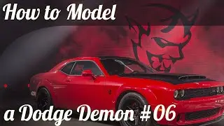 3D Car Modeling Tutorial pt.6 | Modeling a Dodge Demon