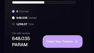 PARAM TOKEN CLAIM LIVE | CLAIM YOUR TOKEN NOW!!