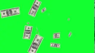 Falling money Green Screen HD// ФУТАЖ ПАДАЮЩИЕ ДЕНЬГИ