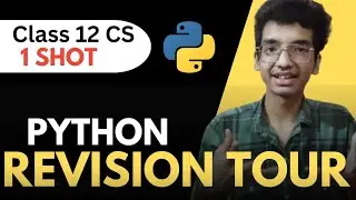 Python Revision Tour Class 12 and Class 11 Computer Science | Nitin Paliwal