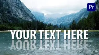How to Create Reveal Title Effect With Premiere Pro
