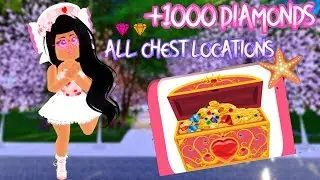 ALL CHEST LOCATIONS (11) IN NEW DIVINIA PARK MAP!!-Royale High -EASY GUIDE