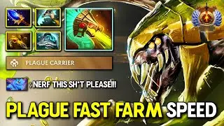 7.37 BECOME OP OFFLANE Venomancer With Plague Fast Farm Speed 100% The Next Level Farming DotA 2