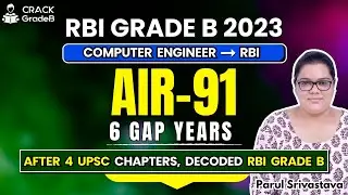 Ms. Parul Srivastava RBI Grade B 2023 toppers: RBI Success Story