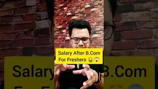 Salary After B.Com 😱🤑 | Jobs After B.Com | Commerce career | 