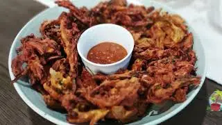BAJIA ZA VITUNGUU (ONION PAKODA)