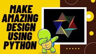 Make Amazing Design Using Python Turtle || Python Turtle Tutorial || Python Animation || Python