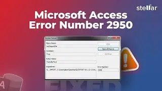 🔧 Stellar Repair for Access: How to Fix the 
