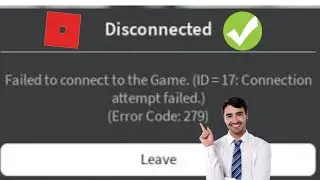 Cómo REPARAR Roblox No se pudo conectar al juegoID = 17intento de conexión fallido)Código de erro