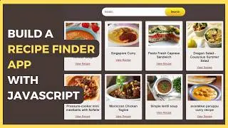 Build a Recipe Finder App with JavaScript & Spoonacular API: Full Tutorial