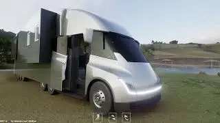 A Show case of a MotorHome Interactive 3D Tour. - TESLA SEMI-TRUCK
