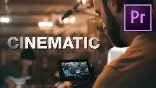 Simplistic CINEMATIC Title In Premiere Pro UNDER 5 Minutes