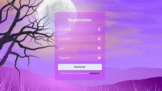 Create a Modern Login and Registration Form in Html and CSS