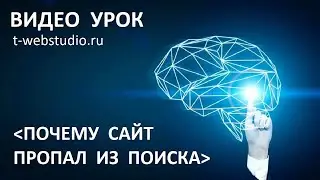 Почему сайт пропал из поиска?