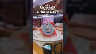 Genshin Impact Sushi in Japan? 😱 #genshin #genshinimpact #japan #japanesefood