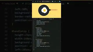 Day 027 - 😍 Css half boiled egg loader animation  #coding #webdevelopment #frontend #cssloader #css