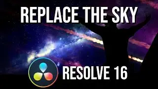 How to Replace Skyline with a New Background - DaVinci Resolve 16