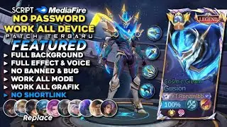 NEW Script Skin Gusion Legend Cosmic Gleam No Password | Full Effect & Voice - Patch Terbaru 2024