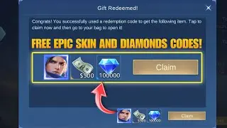 HOW TO GET FREE EPIC SKINS, 100K DIAMONDS VIA REDEEM CODES & WIN REAL CASH IN MLBB EXCLUSIVE EVENT!
