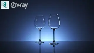 Glass Studio lighting technique in Vray & 3ds max - vray Product Rendering tutorial