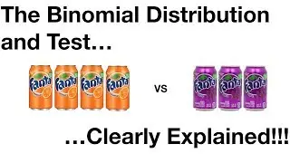 The Binomial Distribution and Test, Clearly Explained!!!