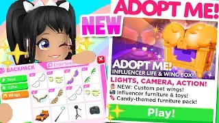 *ITS HERE* ALL NEW WINGS, SELFIE STICK +MORE in ADOPT ME UPDATE (roblox)