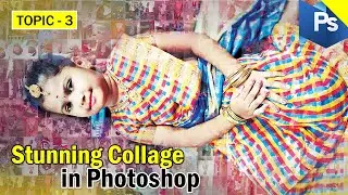 Photos collage effect in Photoshop | Mosaic collage | Stuff Dude