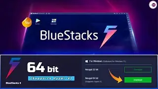 BlueStacks 5 Nougat 64 bit (Supports Hyper V) Powerful Android Emulator