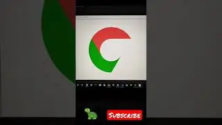 Google Chrome Logo using Python Turtle Programming || Python Tutorial Video || Code short 