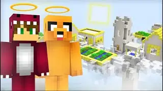 ALDEA EN LOS CIELOS en MINECRAFT 😇 Raptor Mikecrack y Acenix en MINECRAFT ROLEPLAY