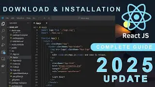 How to Install/Run React on Windows 10,11 | Create react app | 2025 Update