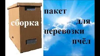 пакет для перевозки пчёл на дадановских рамках