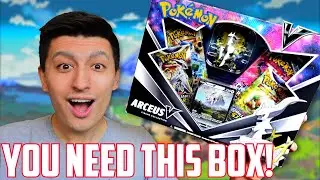 The BEST Pokemon V Box of 2022! Arceus V Figure Collection Opening!