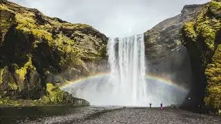 Quiet Music For Reading in the Classroom - Relaxing Waterfall, calm music for reading books