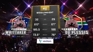 Robert Whittaker vs Dricus Du Plessis Full Fight Full HD