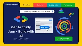 How to register for GenAI Study Jam 2024. GDSC || How to start with GenAI.