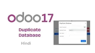 Delete a database in doo | How to Duplicate a Database in Odoo | Odoo Tutorial in Hindi | Techmoodly