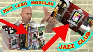 LEGO JAZZ CLUB MODULAR 10312 - COMPARISON TO OTHER MODULARS -   REVIEW - SPEED BUILD AND GALLERY.