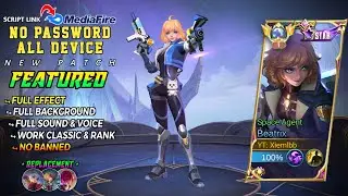 Script Skin Beatrix Starlight - Space Agent | No Password Full Effect & Voice - New Patch