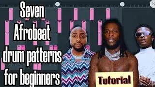 Seven Afrobeat Drum Patterns For Beginners.. How to make afrobeat in fl Studio Mobile