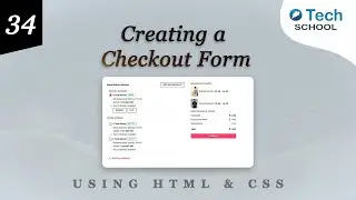 Creating a Checkout Form with HTML & CSS